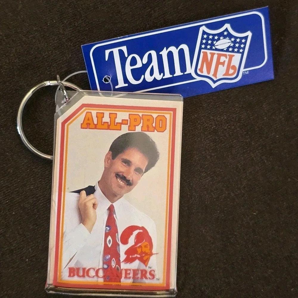 Vintage Tampa Bay Buccaneers Keychain Father's Day All Pro 1993 Team NFL
